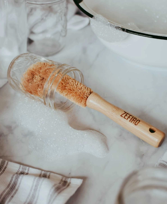 Bamboo "Monkey Tail" Bottle Brush