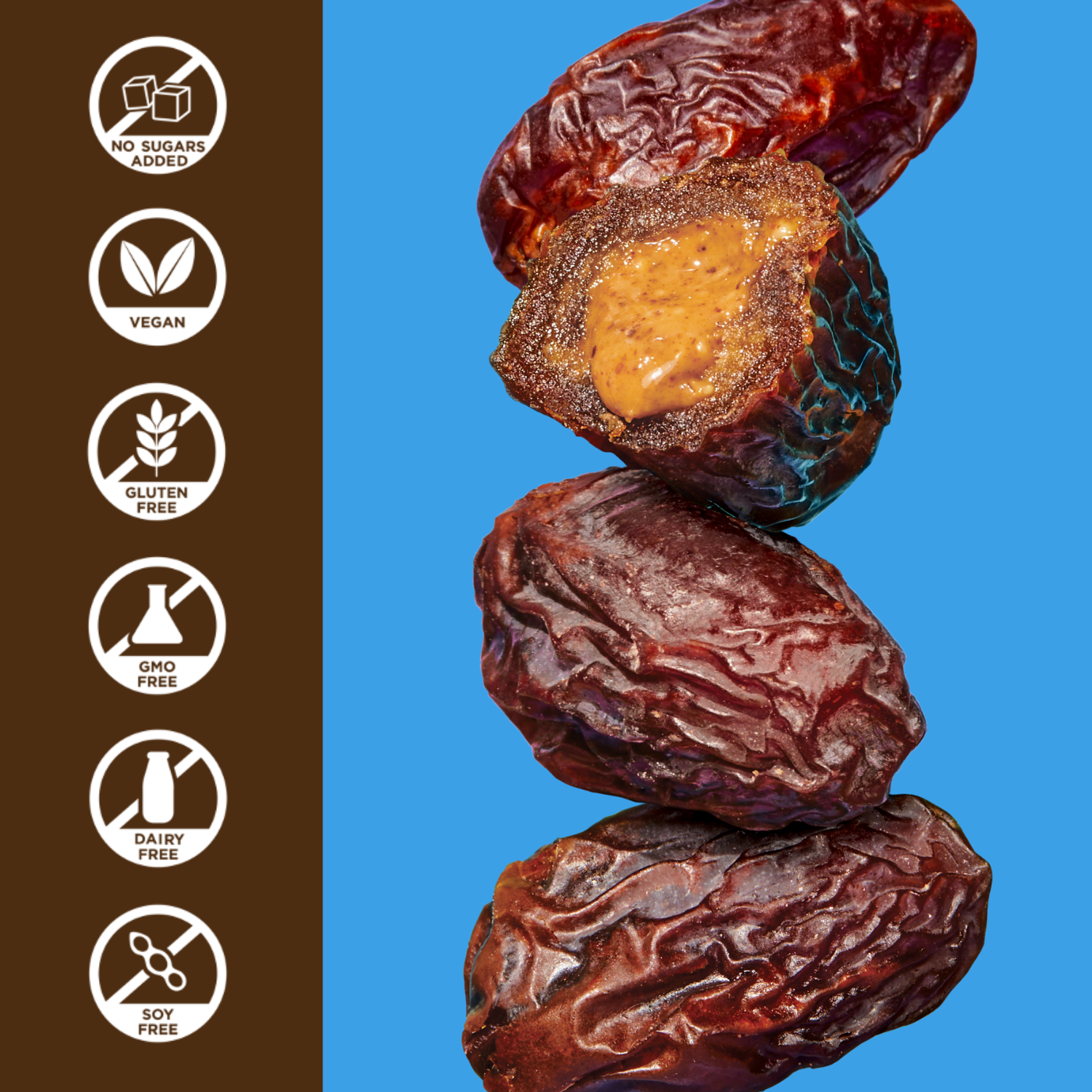 Peanut Butter Dates | Individually Wrapped (40 count)